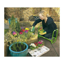 Draper Folding Garden Kneeler And Portable Bench Seat - Green