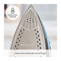 Morphy Richards Crystal Clear Steam Iron Intellitemp 2400W 370ml Water Tank - Black And Blue