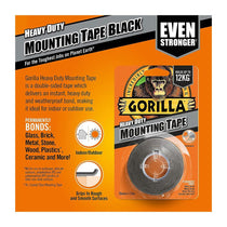 Gorilla Heavy Duty Mounting Tape 25mm x 1.5m - Black