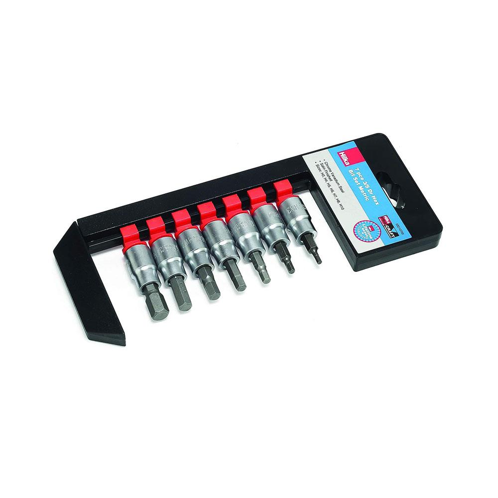Hilka 3/8 Inch Drive Hex Bit Set Metric - 7 Piece Main image