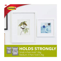 3M Command Picture Hanging Strips Medium 12 Sets Of Medium Strips Value Pack - White