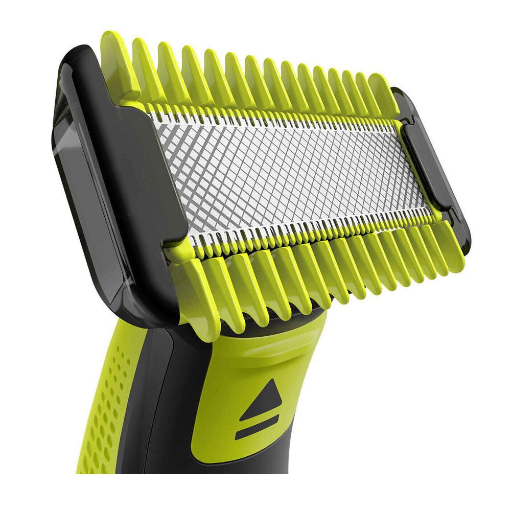 Philips OneBlade Face And Body Trimmer Trim Edge And Shave Any Length of Hair - Lime Green