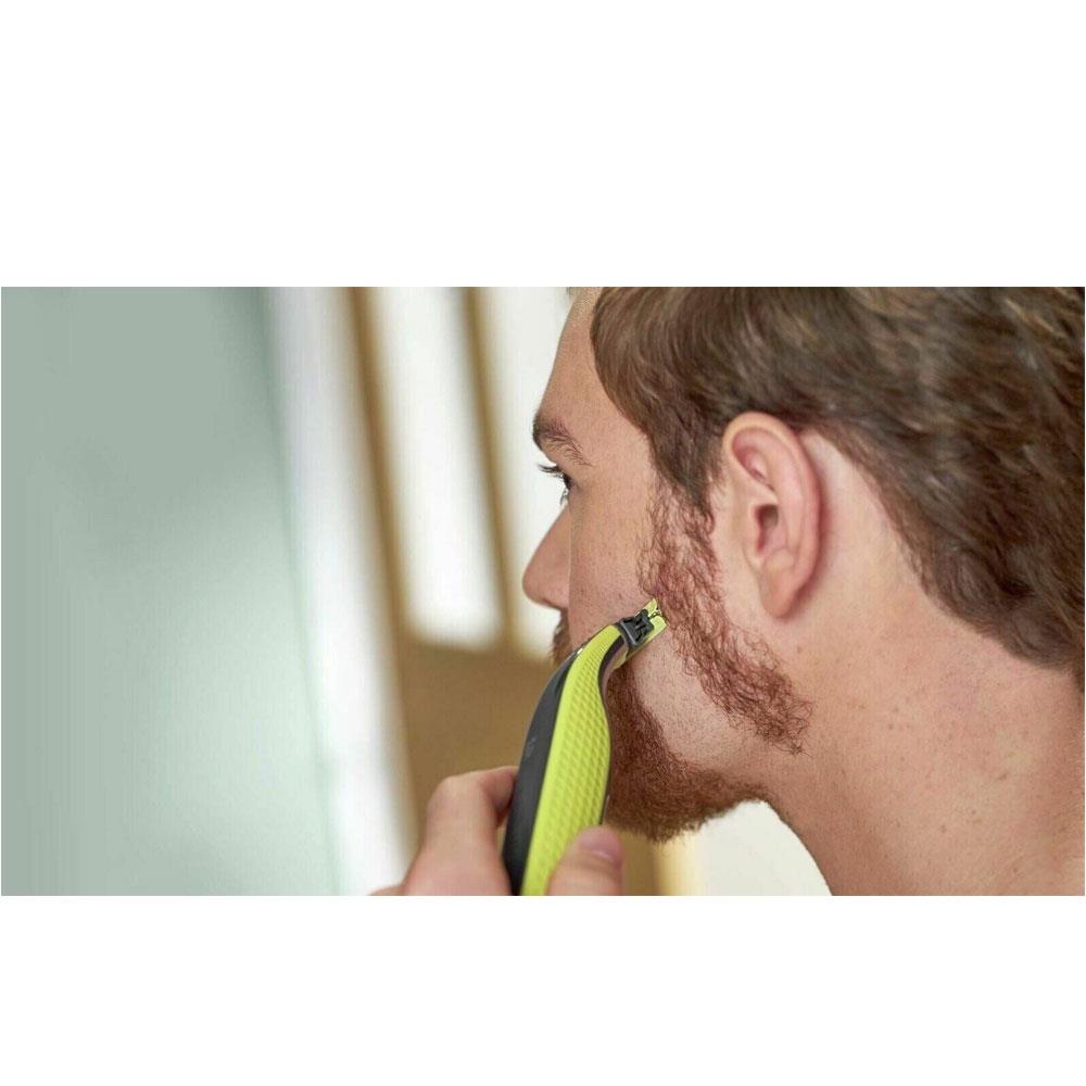 Philips OneBlade Face And Body Trimmer Trim Edge And Shave Any Length of Hair - Lime Green