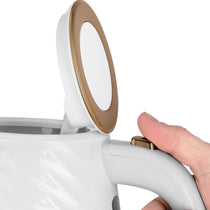 Russell Hobbs Groove Electric Kettle With Perfect Pour 3000W 1.7 Litre - White