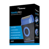 Lloytron Paul Anthony Travel Pro Mens Compact Foil Shaver Battery Operated - Black
