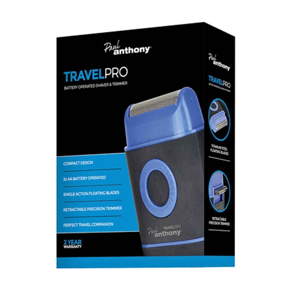 Lloytron Paul Anthony Travel Pro Mens Compact Foil Shaver Battery Operated - Black