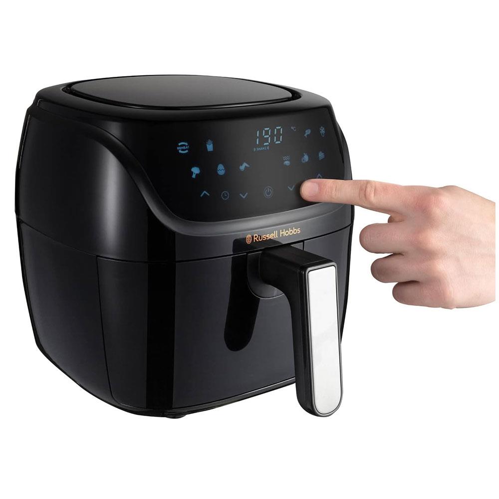 Russell Hobbs Satisfry Medium Air Fryer With 10 Cooking Functions 1350W 4 Litre - Black