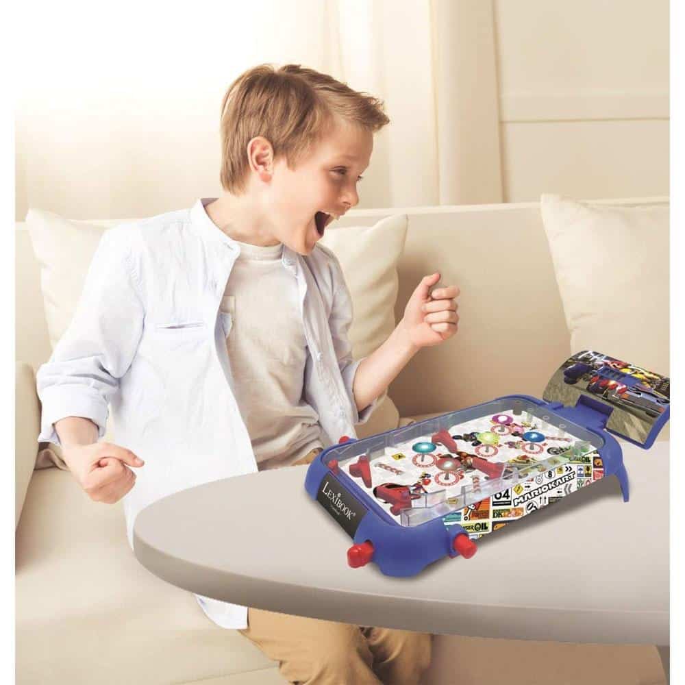 Lexibook Mario Kart Electronic Pinball With Lights And Sounds Action And Reflex Game - Multicolor