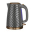 Russell Hobbs Groove Electric Kettle With Perfect Pour 3000W 1.7 Liter - Grey