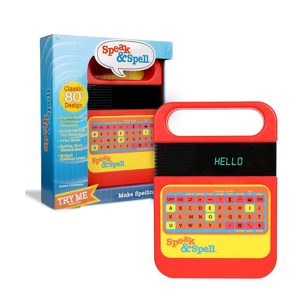 Basic Fun Speak And Spell Electronic Game Classic Retro Educational Learning Interactive Toy - Multicolour Main image