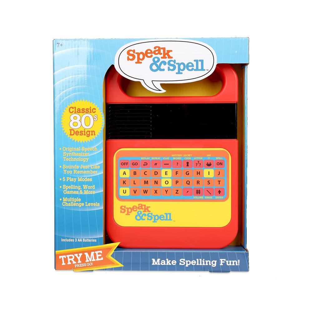 Basic Fun Speak And Spell Electronic Game Classic Retro Educational Learning Interactive Toy - Multicolour