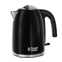 Russell Hobbs Colors Plus Electric Jug Kettle Stainless Steel 3000W 1.7 Litre - Black