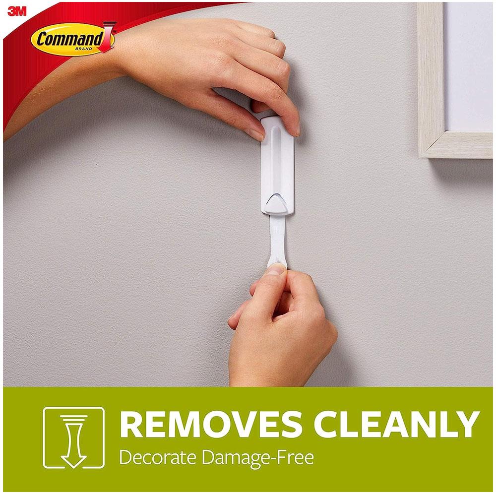3M Command Wire-Backed Picture Hanger Large 3 Hangers And 6 Large Strips Value Pack - White