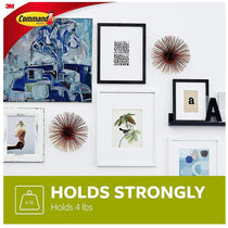 3M Command Wire-Backed Picture Hanger Large 3 Hangers And 6 Large Strips Value Pack - White