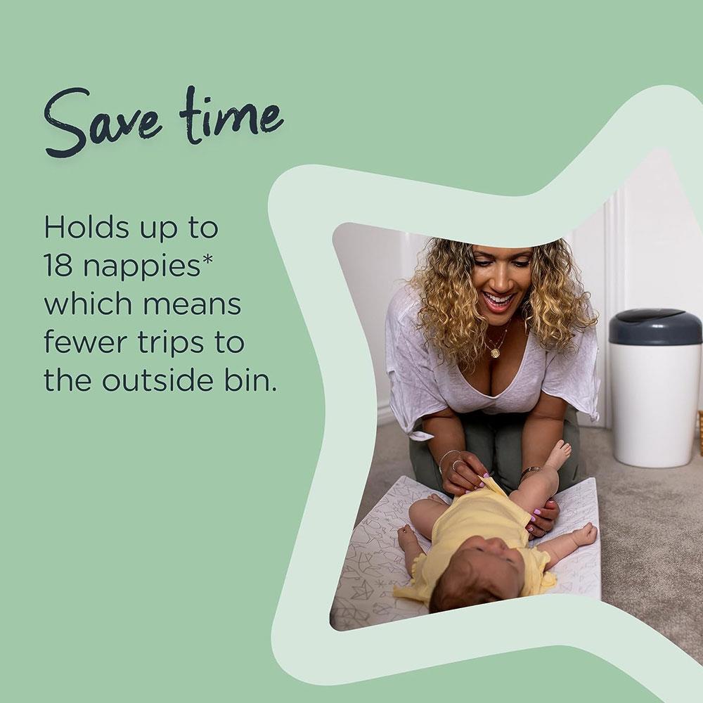 Tommee Tippee Simplee Sangenic Nappy Disposal Kit - White