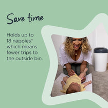 Tommee Tippee Simplee Sangenic Nappy Disposal Kit - White
