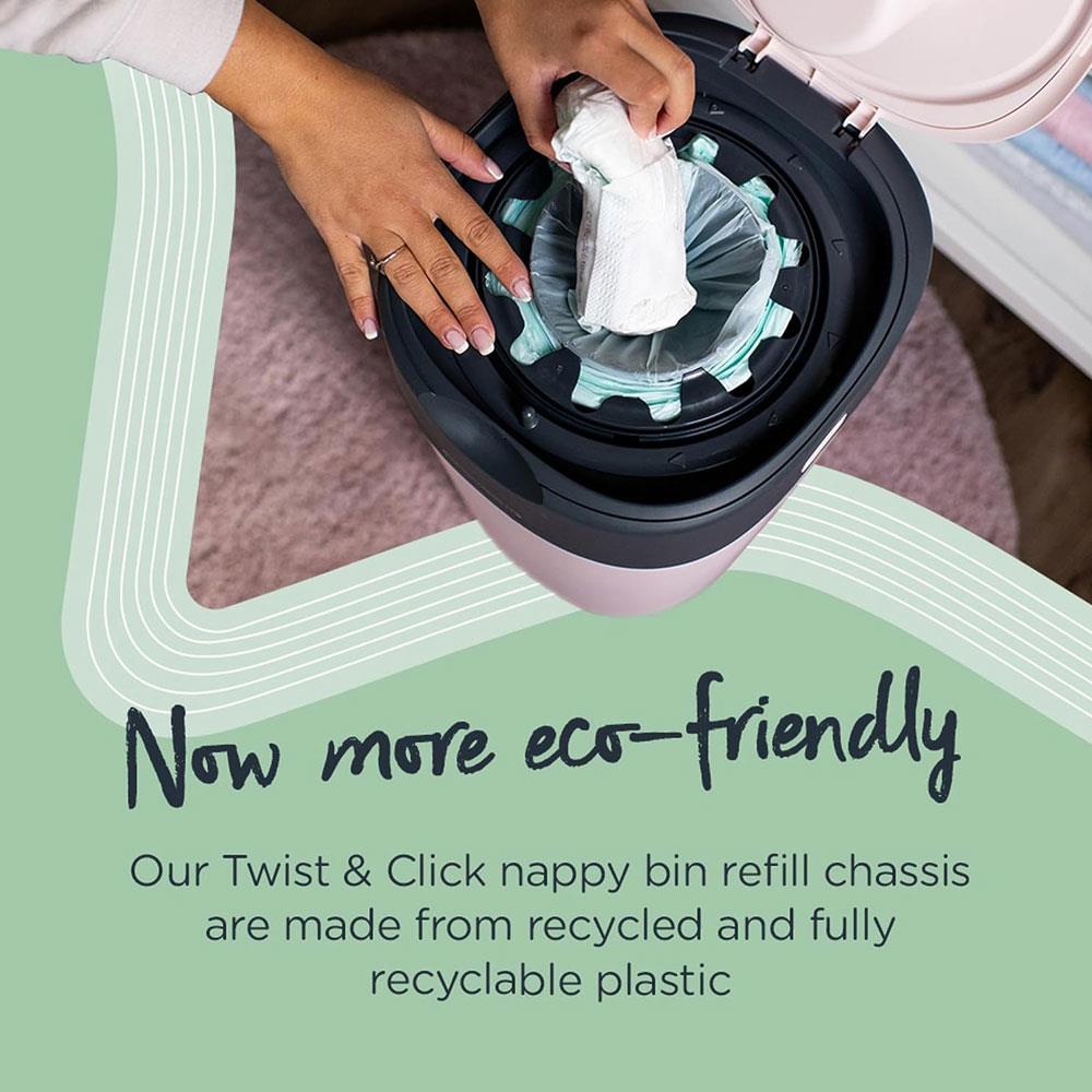 Tommee Tippee Simplee Sangenic Nappy Disposal Kit - White