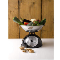 Dexam Mechanical Scales With Stainless Steel 2 Litre Bowl Measurements Up To 5kg - Black