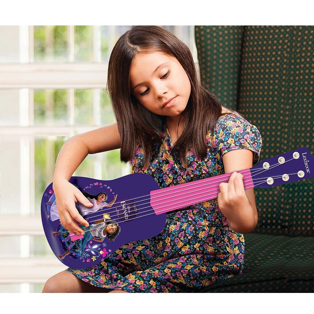 Lexibook Disney Encanto My First Guitar With 6 Nylon Strings - Purple/Pink