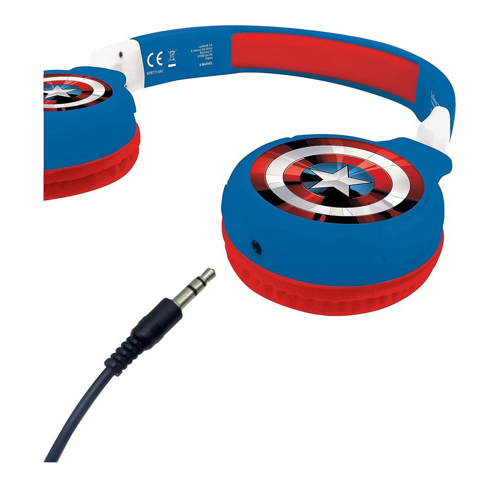 Lexibook Marvel Avengers Bluetooth And Wired Foldable Kids Headphones - Multicolour Secondary image