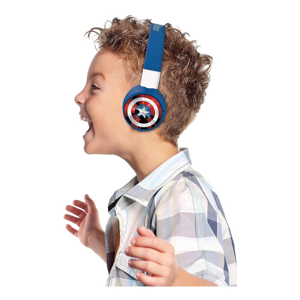 Lexibook Marvel Avengers Bluetooth And Wired Foldable Kids Headphones - Multicolour
