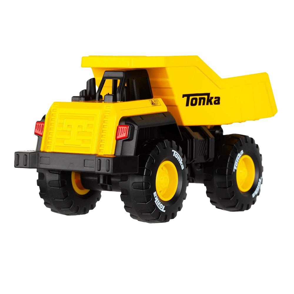 Tonka Mighty Metal Fleet Dump Truck Kids Construction Toys - Yellow/Black Main image