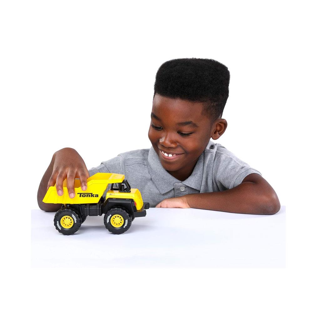 Tonka Mighty Metal Fleet Dump Truck Kids Construction Toys - Yellow/Black