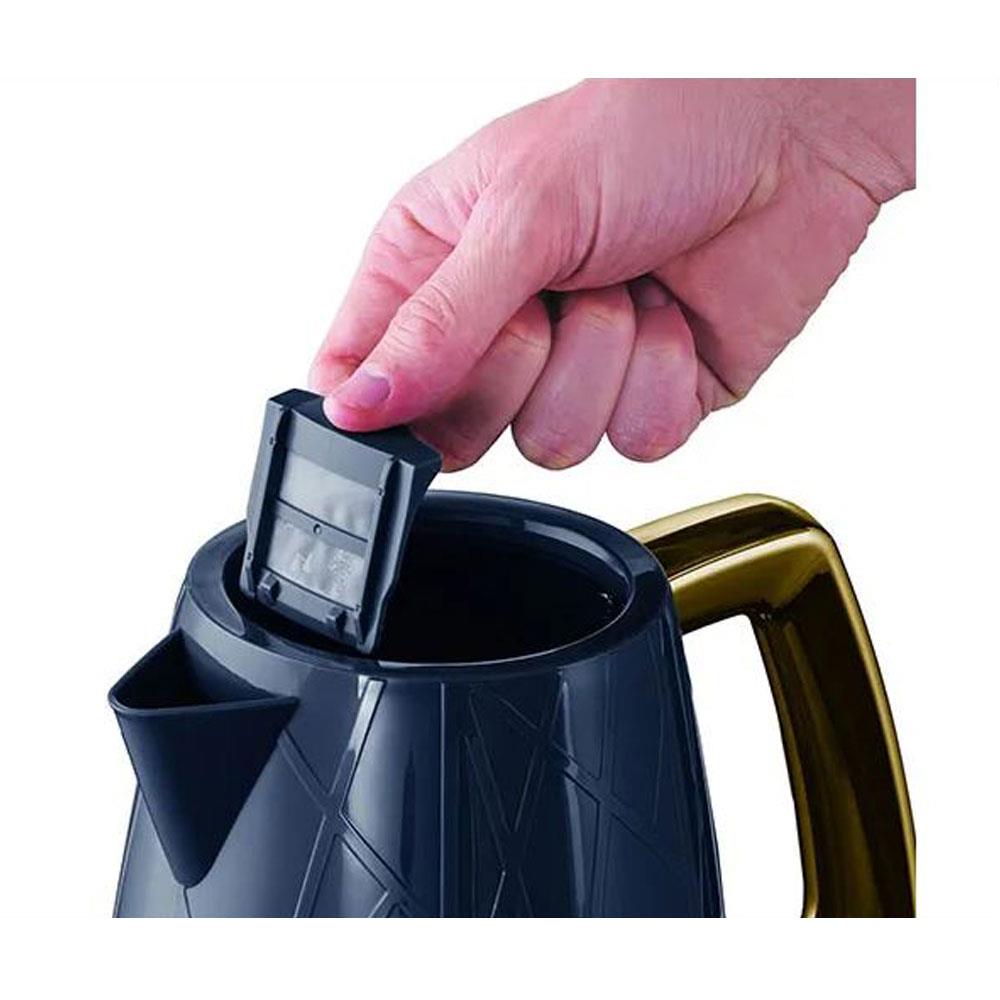 Russell Hobbs Structure Jug Kettle Premium Textured 3000W 1.7 Litres - Ombre Blue