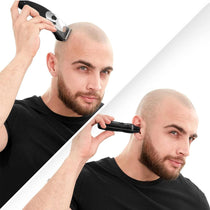 Wahl Clip N Rinse Cordless Hair Clipper And Nose Trimmer Home Haircutting Kit - Black