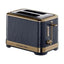 Russell Hobbs Structure 2 Slice Toaster Stainless Steel 1050W - Ombre Blue