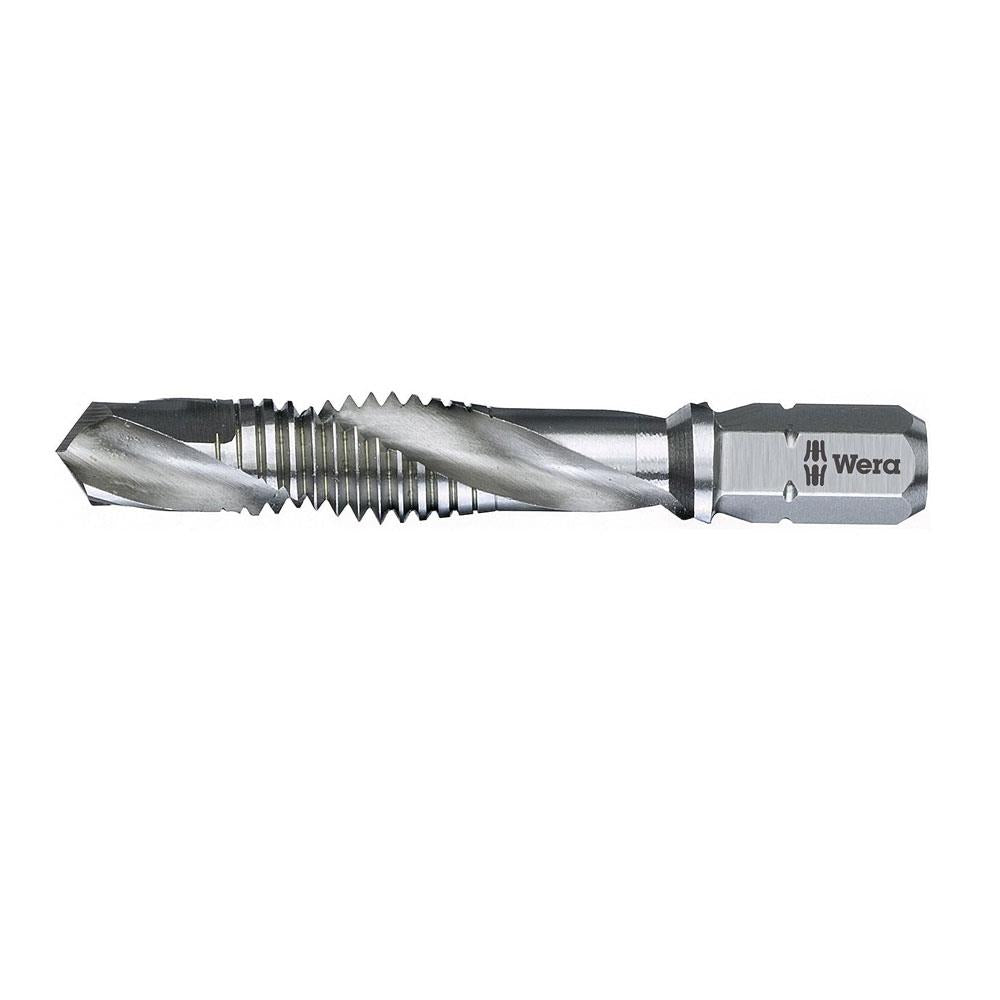 Wera 847/7 Combination Drill Bits Set With 1/4 Inch Rapidaptor Bit Holder - 7 Pieces