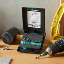 Wera 847/7 Combination Drill Bits Set With 1/4 Inch Rapidaptor Bit Holder - 7 Pieces