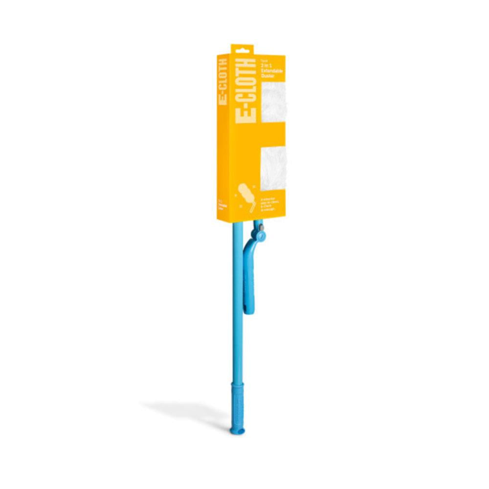 E-Cloth 2 In 1 Microfibre Extendable Duster Floor Wall And Ceiling Cleaner - Blue/White Main image