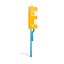 E-Cloth 2 In 1 Microfibre Extendable Duster Floor Wall And Ceiling Cleaner - Blue/White