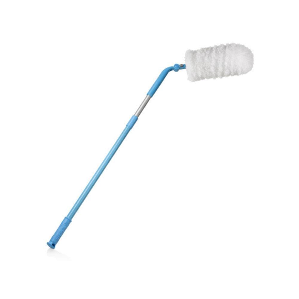 E-Cloth 2 In 1 Microfibre Extendable Duster Floor Wall And Ceiling Cleaner - Blue/White