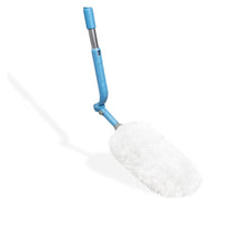 E-Cloth 2 In 1 Microfibre Extendable Duster Floor Wall And Ceiling Cleaner - Blue/White