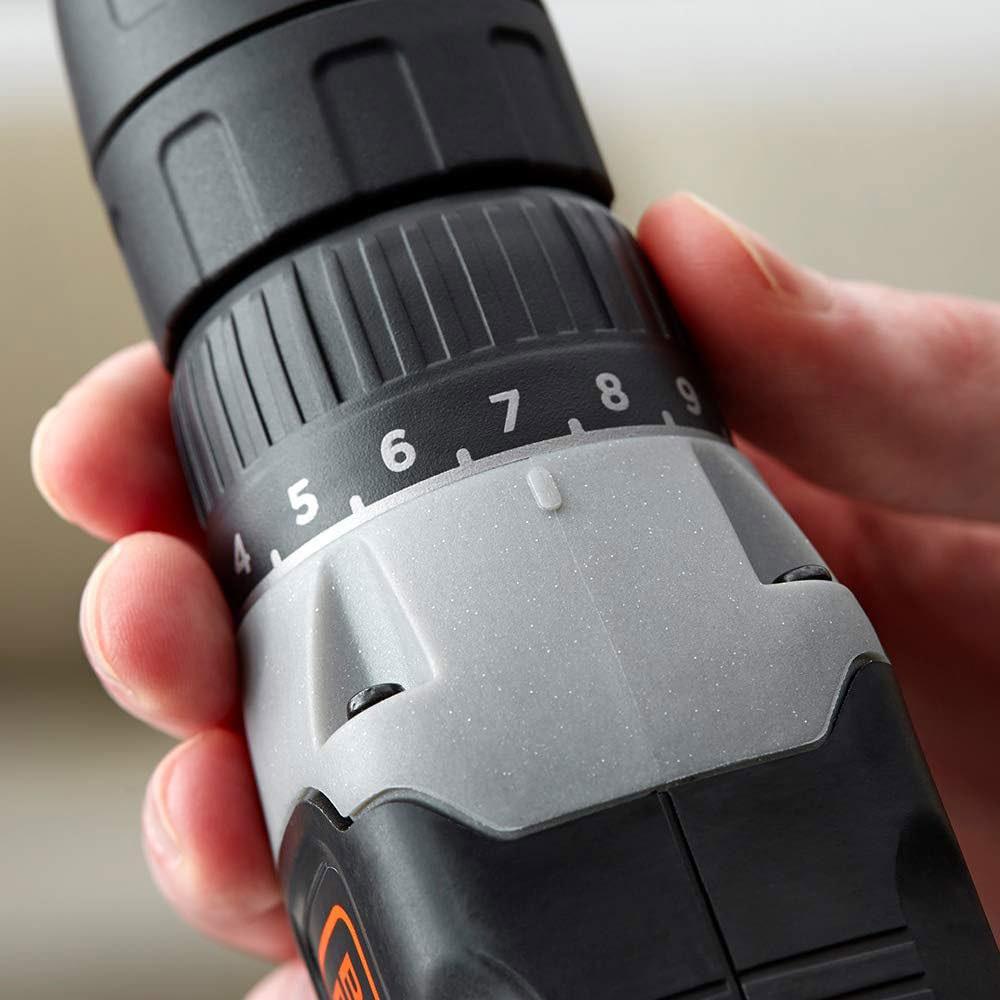 Black & Decker 18V Lithium-ion Drill Driver With 1.5Ah Battery & 400mA Charger - Orange/Black