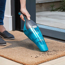 Black & Decker 7.2V Wet And Dry Dustbuster Cordless Hand Vacuum With Accessories 14W 0.38 Litres - Blue/Grey