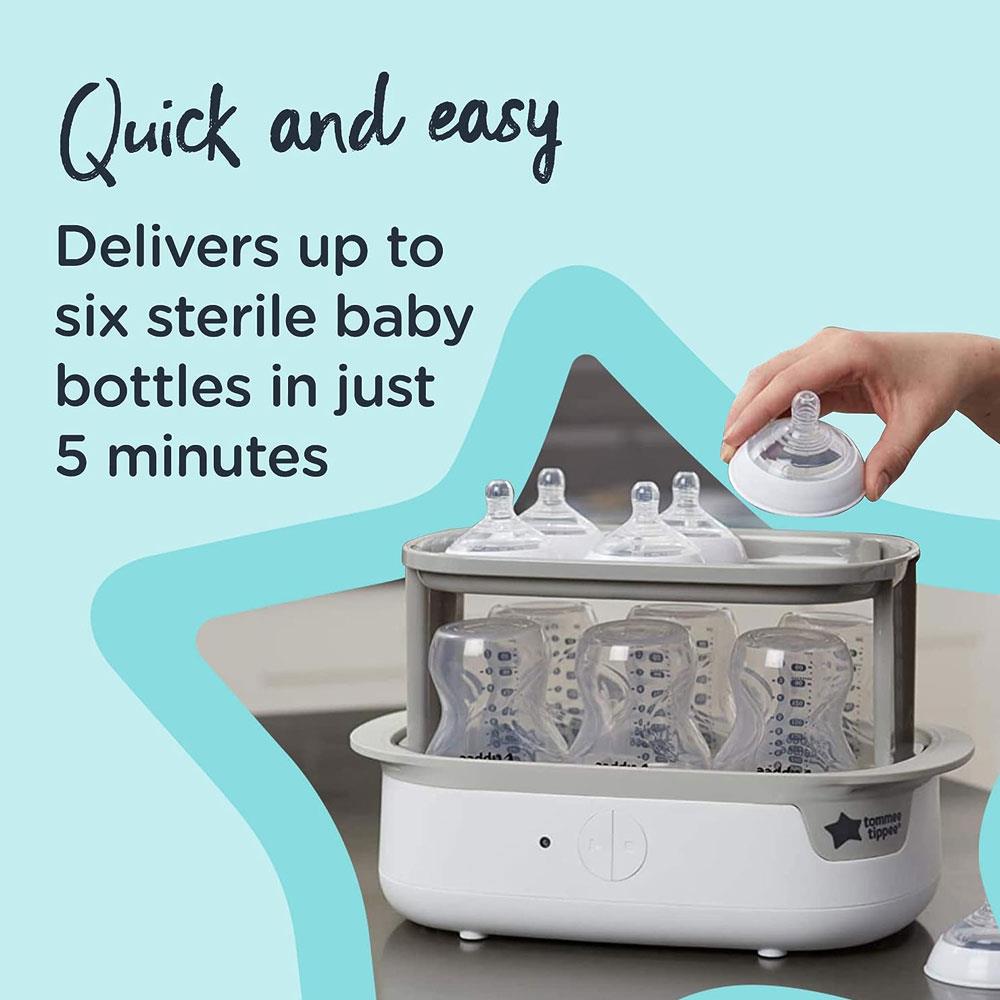 Tommee Tippee Super Steam Advanced Electric Steriliser - White