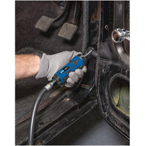 Draper 3/8 Inch Square Drive Storm Force Stubby Air Ratchet - Blue