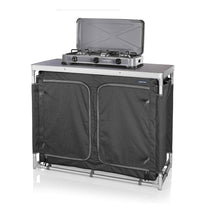 Campart 3 Burner Gas Stove Quebec Stainless Steel 4000W - Grey