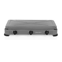 Campart 3 Burner Gas Stove Quebec Stainless Steel 4000W - Grey