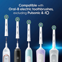 Oral-B Pro Cross Action Electric Toothbrush Heads 4 Pack X-Shape And Angled Bristles - White