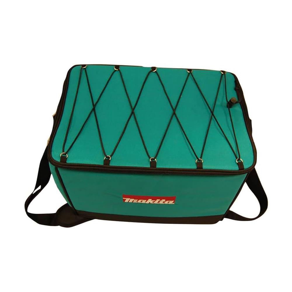 Makita Router Tool Bag 16 Inch 41cm Canvas Nylon Hard Base Toolbag With Shoulder Strap - Blue