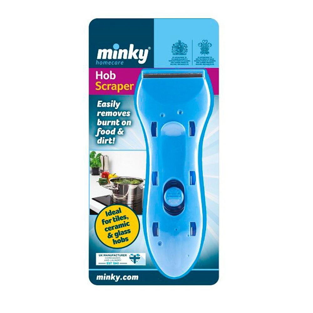 Minky Ceramic Hob And Glass Scraper - Blue
