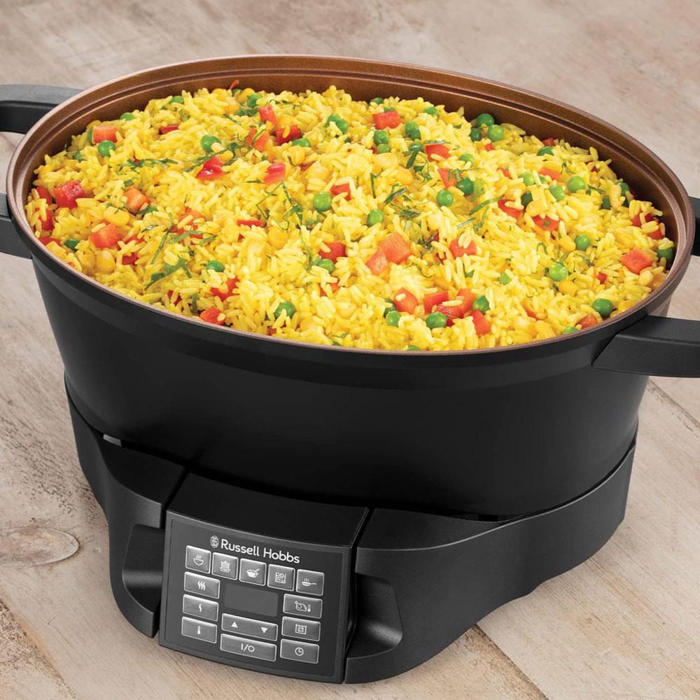 Russell Hobbs Good To Go Multicooker With 8 Versatile Functions 750W 6.5 Litre - Black