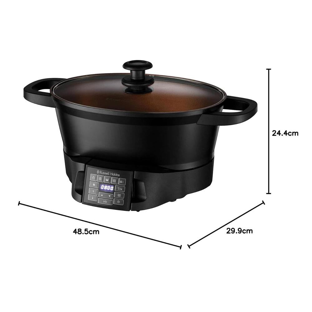 Russell Hobbs Good To Go Multicooker With 8 Versatile Functions 750W 6.5 Litre - Black