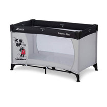 Hauck Dream N Play Disney Travel Cot Baby Bed Compact Folding 120 x 60cm - Mickey Stars