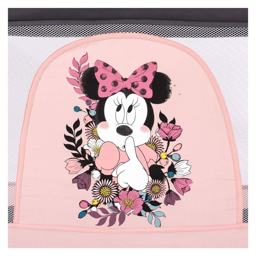 Hauck Dream N Play Disney Travel Cot Baby Bed Compact Folding 120 x 60cm - Minnie Sweetheart Secondary image