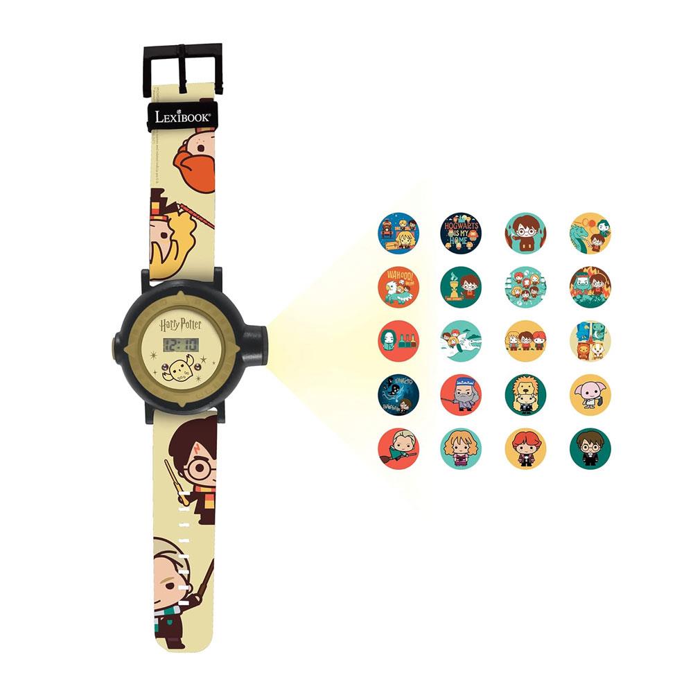 Lexibook Harry Potter Childrens Projection Watch With 20 Images - Black And Gold